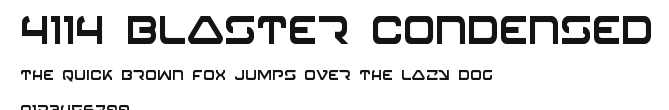 4114 Blaster Condensed Preview