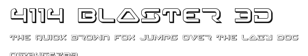 4114 Blaster 3D Preview