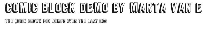 Comic Block DEMO by Marta van E Preview
