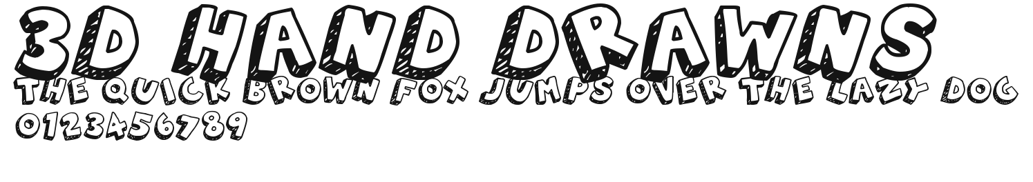 3D Hand Drawns Preview