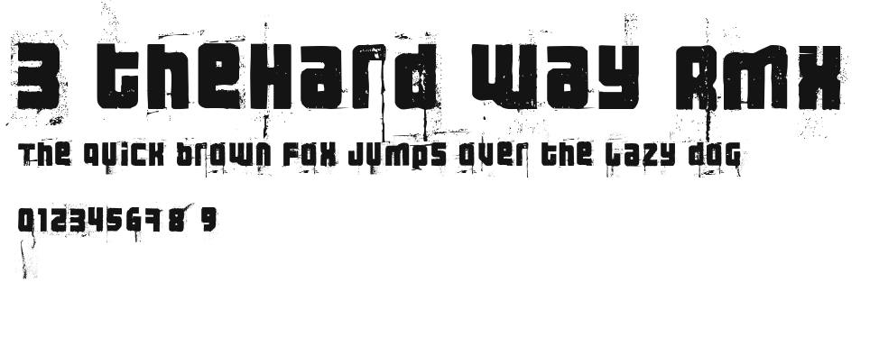 3 theHard way RMX Preview
