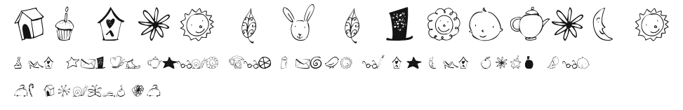 2Peas DW Dingbats Preview