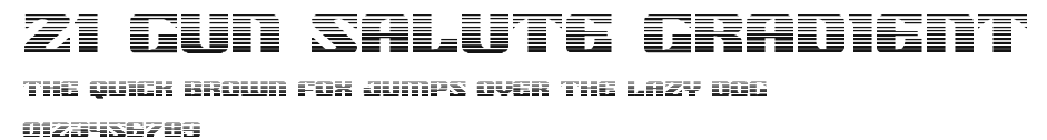21 Gun Salute Gradient Preview