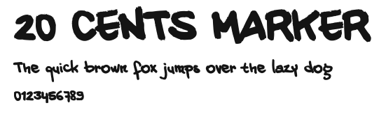 20 CENTS MARKER Preview