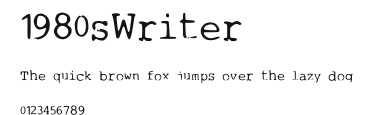1980sWriter Preview