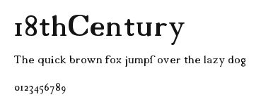 18thCentury Preview