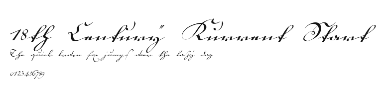 18th Century Kurrent Start Preview
