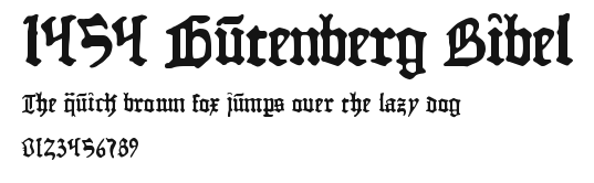 1454 Gutenberg Bibel Preview