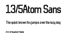 13/5Atom Sans Preview