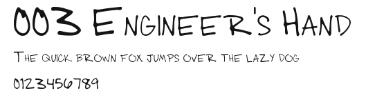 003 Engineer's Hand Preview