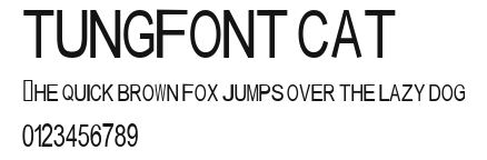 tungfont cat Preview
