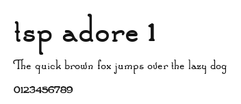 tsp adore 1 Preview