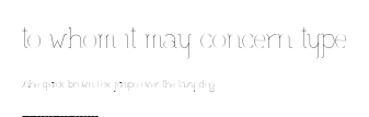 to whom it may concern type Preview