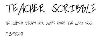 teacher scribble Preview