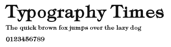 Typography Times Preview
