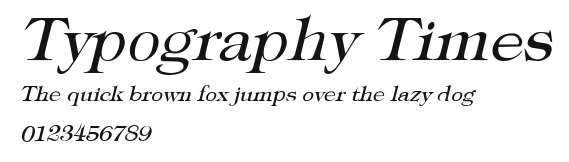 Typography Times Preview