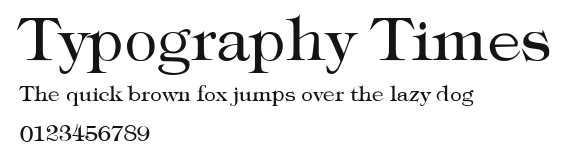 Typography Times Preview