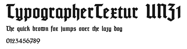 TypographerTextur UNZ1 Preview