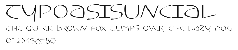 TypoasisUncial Preview