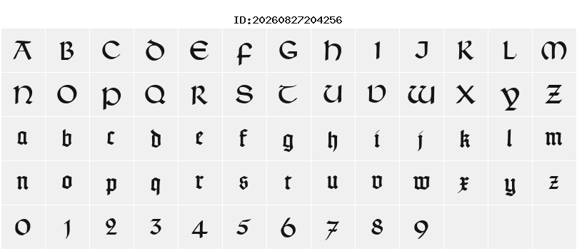 Character Map