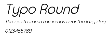 Typo Round Preview