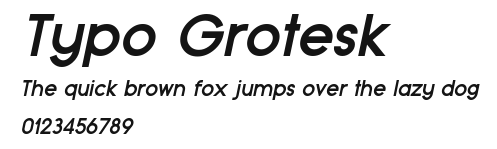 Typo Grotesk Preview