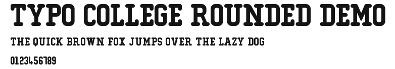 Typo College Rounded Demo Preview