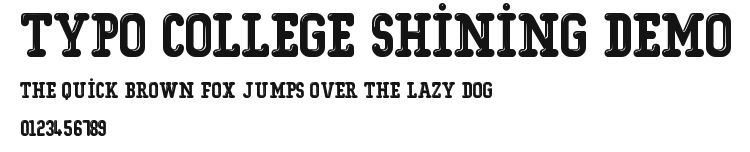 Typo College Shining Demo Preview