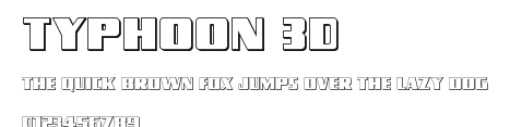 Typhoon 3D Preview