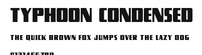 Typhoon Condensed Preview
