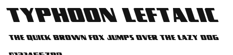Typhoon Leftalic Preview