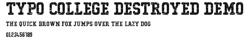 Typo College Destroyed Demo Preview
