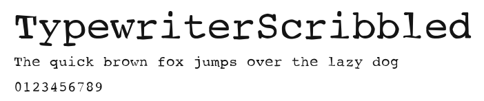 TypewriterScribbled Preview