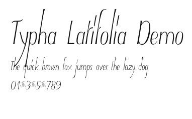 Typha Latifolia Demo Preview