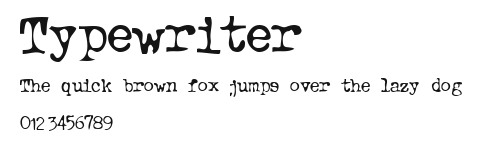Typewriter Preview