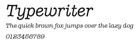 Typewriter Preview