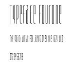 Typeface FourOne Preview