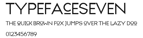 TypefaceSeven Preview