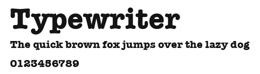 Typewriter Preview