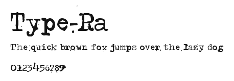 Type-Ra Preview