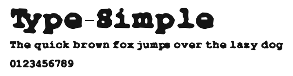 Type-Simple Preview