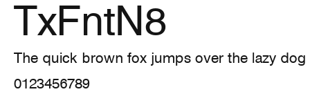 TxFntN8 Preview