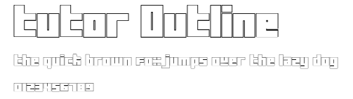 Tutor Outline Preview