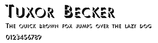 Tuxor Becker Preview