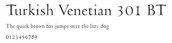 Turkish Venetian 301 BT Preview