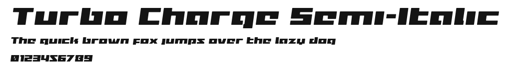 Turbo Charge Semi-Italic Preview