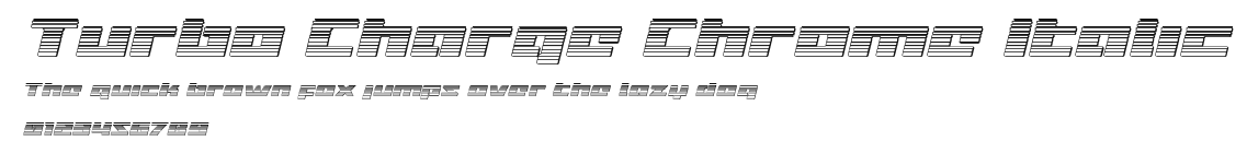 Turbo Charge Chrome Italic Preview