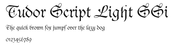 Tudor Script Light SSi Preview
