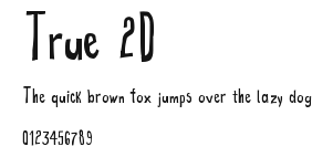 True 2D Preview