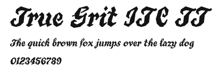 True Grit ITC TT Preview